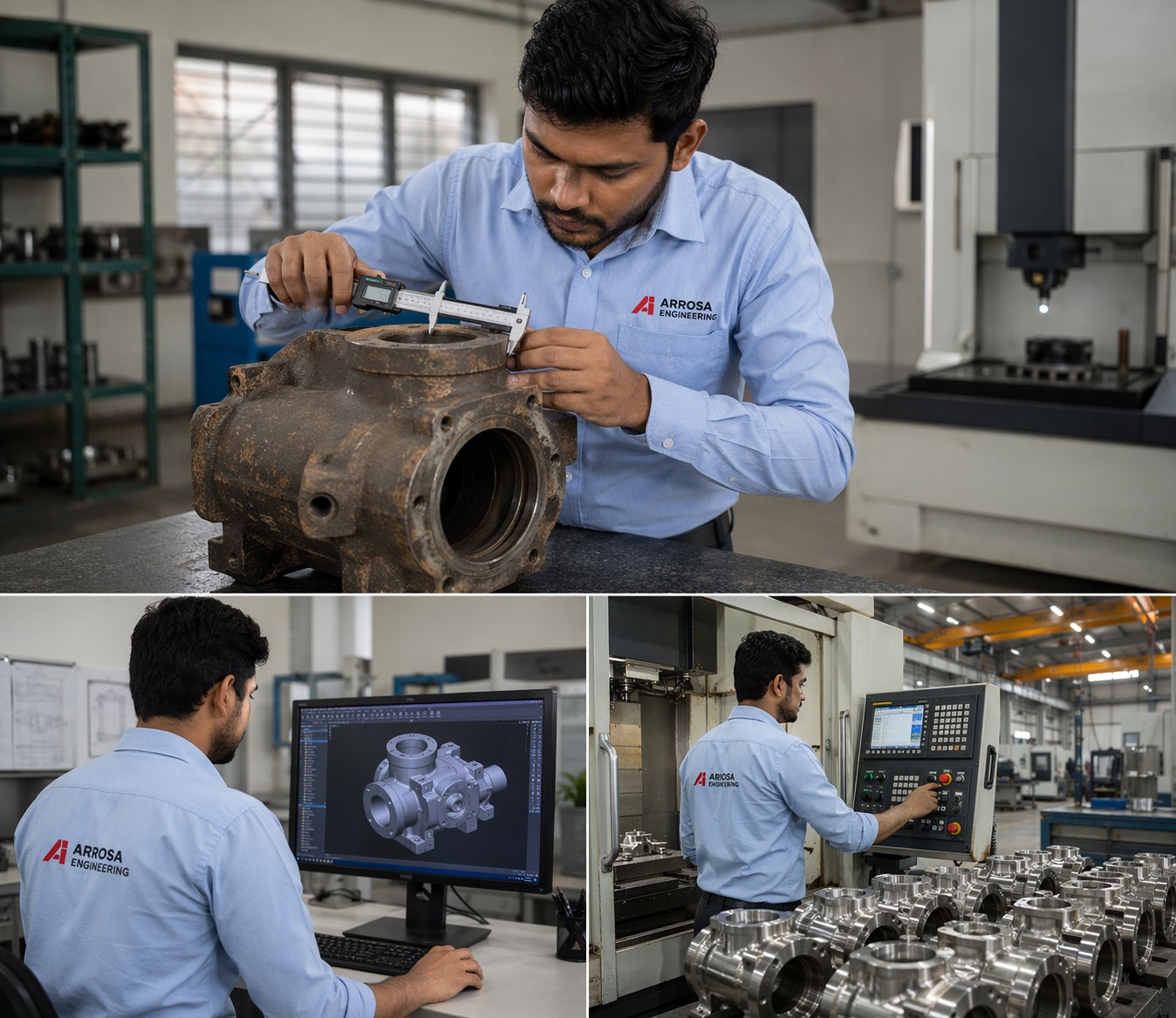 Arrosa Engineering reverse engineering inspection